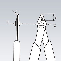 Boční štípací kleště Electronic Super Knips ® 125 mm  - 7823125