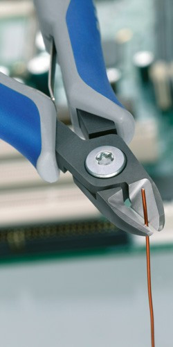 Přesné boční štípací kleště na elektroniku brunýrované 125 mm  - 7922125