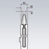 Klešťový klíč chromované 180 mm  - 8605180