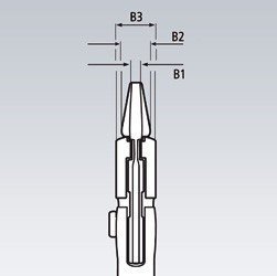 Klešťový klíč chromované 180 mm  - 8605180