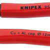 Kabelové nůžky s funkcí odizolování potaženo plastem 165 mm  - 9541165