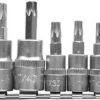 Sada hlavic s bity TORX 1/4" a 3/8" 12 ks - YT-04331