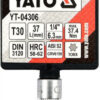 Hlavice s bitem TORX 1/4" T30 YATO - YT-04306