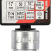 Hlavice s bitem HEX 1/2" H17 Yato - YT-04388