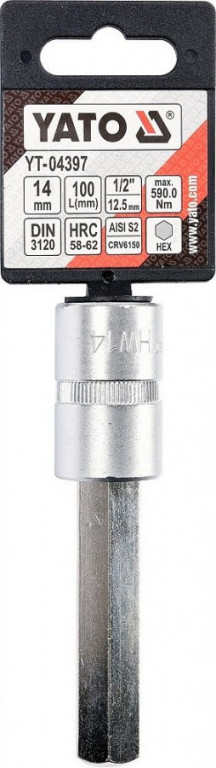 Hlavice s bitem HEX 1/2" H14 Yato - YT-04397