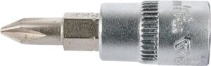 Hlavice s bitem KŘÍŽOVÁ 1/4" PH1 Yato - YT-04411