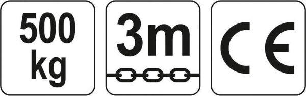 Řetězový kladkostroj 0,5t - YT-58950