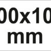 Svěrka 200 x 100 ráčnová - YT-63951