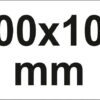 Svěrka 400 x 100 ráčnová - YT-63954