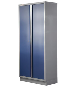 Celokovová široká dílenská skříň PROFI BLUE 915x458x2000 mm - MTGB1336