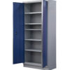 Celokovová široká dílenská skříň PROFI BLUE 915x458x2000 mm - MTGB1336