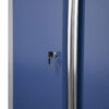 Celokovová široká dílenská skříň PROFI BLUE 915x458x2000 mm - MTGB1336