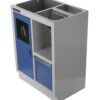 Celokovová dílenská skříňka PROFI BLUE 680x458x910 mm - MTGC1301A