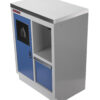 Celokovová dílenská skříňka PROFI BLUE 680x458x910 mm - MTGC1301A
