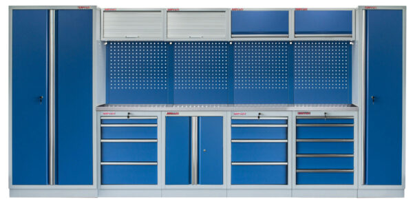 Kvalitní PROFI BLUE dílenský nábytek 4235 x 495 x 2000 mm - MTGS1300A44