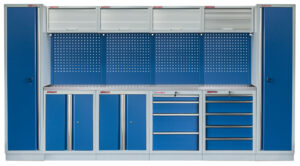 Kvalitní PROFI BLUE dílenský nábytek 3920 x 495 x 2000 mm - MTGS1300BB9