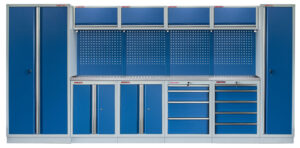 Kvalitní PROFI BLUE dílenský nábytek 4235 x 495 x 2000 mm - MTGS1300BB5