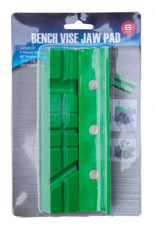 Magnetické TPU čelisti do svěráku 158x30x27 mm - QJ70516