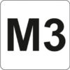 Hliníkové nýtovací matice M3, 20ks - YT-36451