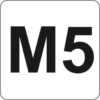 Hliníkové nýtovací matice M5, 20ks - YT-36453