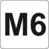 Hliníkové nýtovací matice M6, 20ks - YT-36454