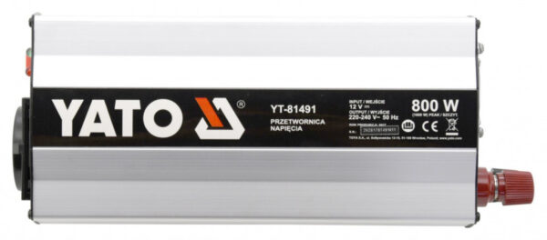 Měnič napětí 12/230V 800W - YT-81491
