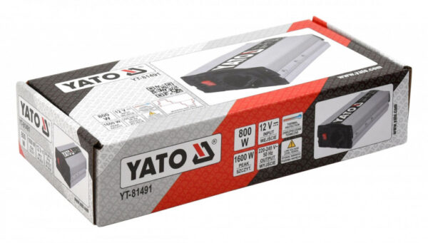 Měnič napětí 12/230V 800W - YT-81491