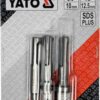 Adaptéry do vrtačky SDS+ na 1/4", 3/8", 1/2" (sada 3ks) - YT-04686