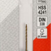 Vrták na kov 1,5mm TITAN HEX 1/4", délka 63mm - YT-44750