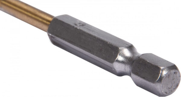 Vrták na kov 4mm TITAN HEX 1/4", délka 95mm - YT-44757