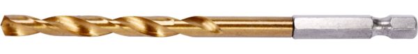 Vrták na kov 6mm TITAN HEX 1/4"