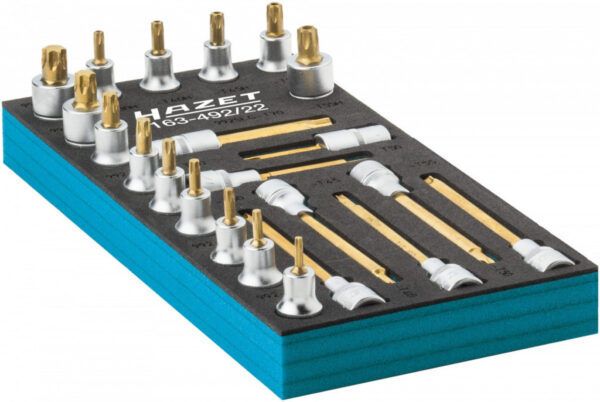 Sada nástrčných hlavic TORX 163-492/22 HAZET - HA208081