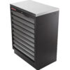 Celokovová dílenská skříňka PROFI s 9-ti šuplíky 680x458x910 mm - TGC1309