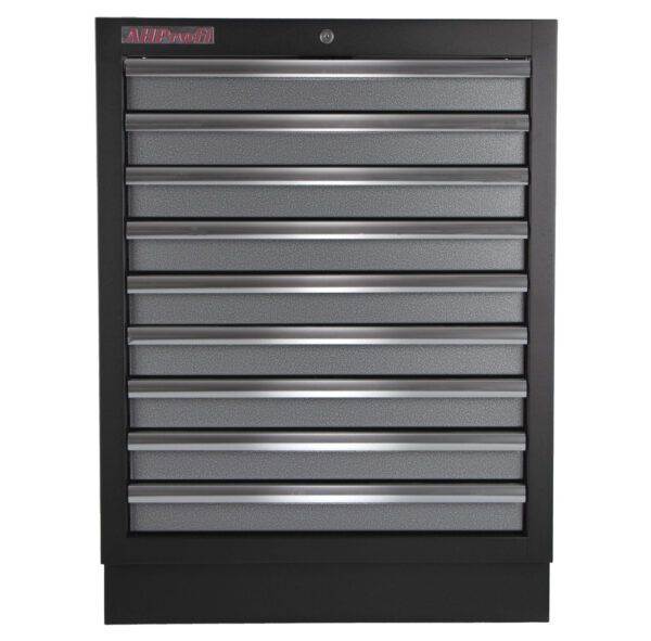 Celokovová dílenská skříňka PROFI s 9-ti šuplíky 680x458x910 mm - TGC1309