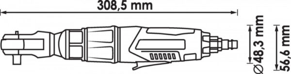 Pneumatická ráčna 1/2" VIGOR - V5675