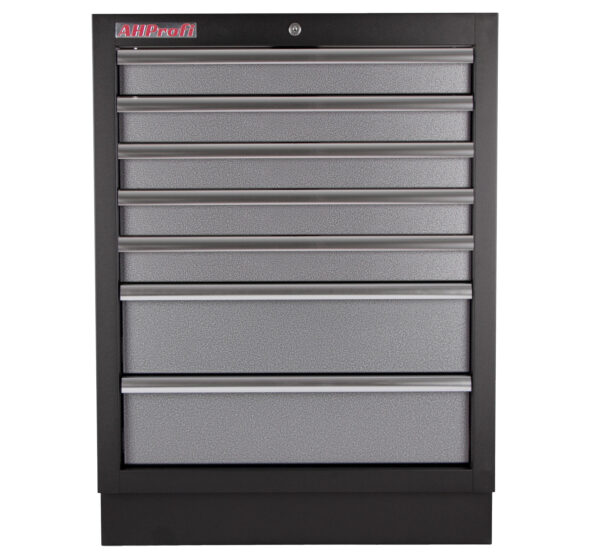 Celokovová dílenská skříňka PROFI s 7-mi šuplíky 680x458x910 mm - TGC1307