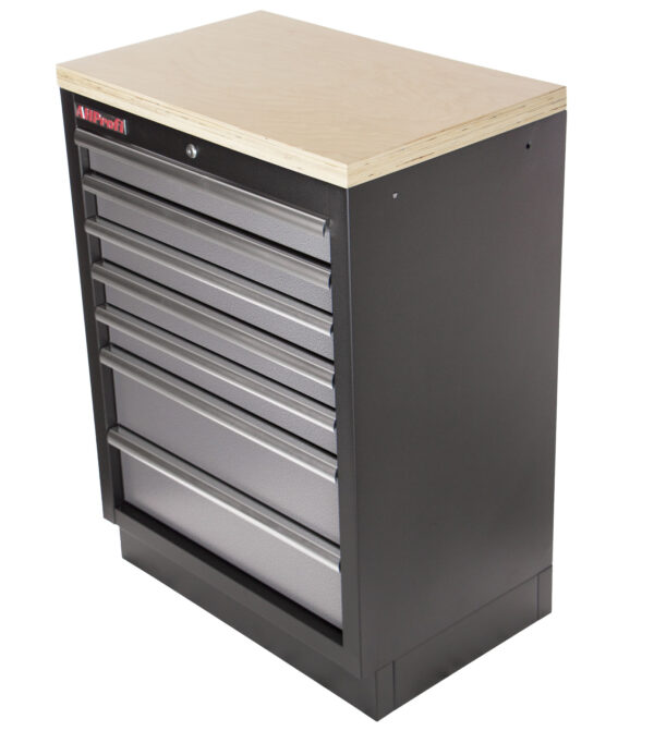 Celokovová dílenská skříňka PROFI s 7-mi šuplíky 680x458x910 mm - TGC1307