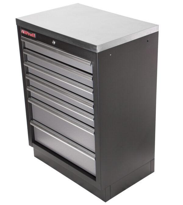 Celokovová dílenská skříňka PROFI s 7-mi šuplíky 680x458x910 mm - TGC1307