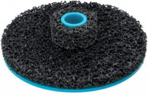 Čistič přírub ráfků kol + 1ks brusný kotouč 160mm HAZET - HA218387