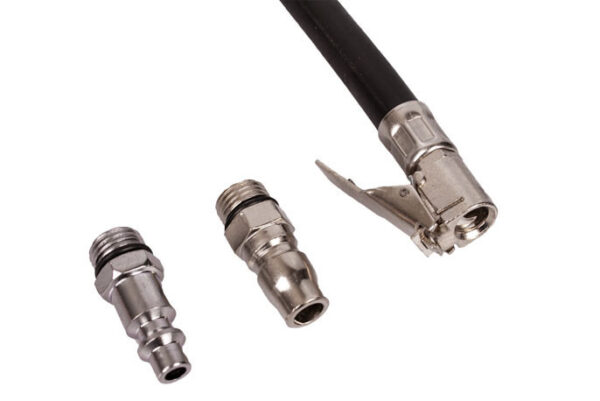 Hustič pneu s manometrem, rychlospojka 1/4" - HTA830042