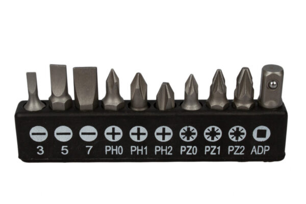 Šroubovák typu T s příslušenstvím 1/4", 20 ks - HT250420