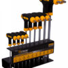 Sada T TORX šroubováků s otvorem 10 ks - HT262009