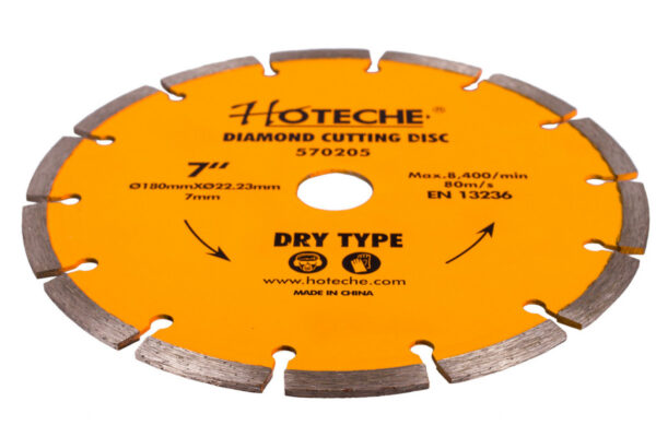 Diamantový řezný kotouč 180 mm, segmentový - HT570205