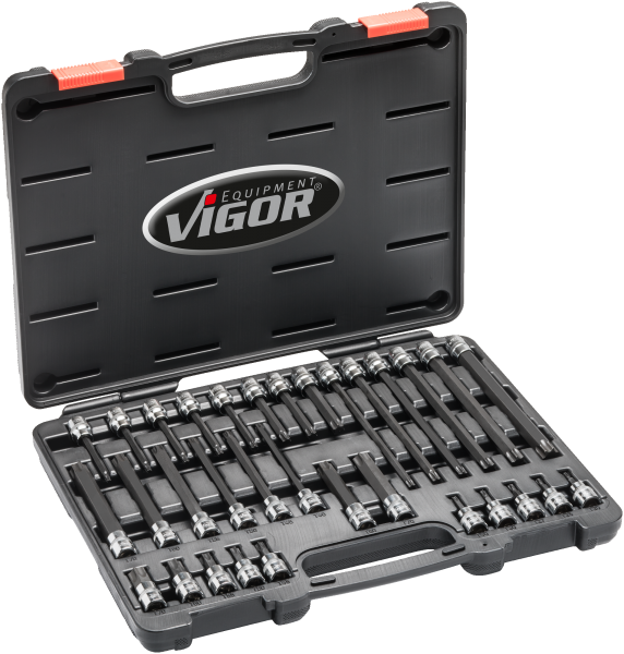 Sada nástrčných hlavic TORX® 3/8" v kufru