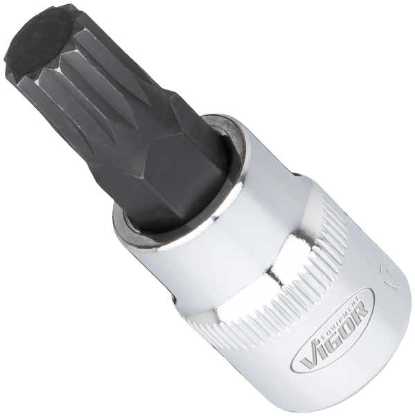 Sada nástrčných hlavic XZN 3/8” v kufru, 26 ks - V6018