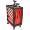 Dílenský vozík prázdný 685 x 455 x 975 mm, 7 zásuvek - H14019P