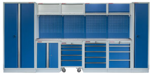 Kvalitní PROFI BLUE dílenský nábytek 4235 x 495 x 2000 mm - MTGS1300VZ4