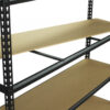 Policový regál, 5 polic - 1500 x 410 x 1830 mm - AH011