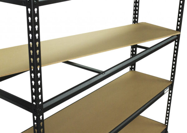 Policový regál, 5 polic - 1500 x 410 x 1830 mm - AH011