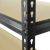 Policový regál, 5 polic - 1500 x 410 x 1830 mm - AH011